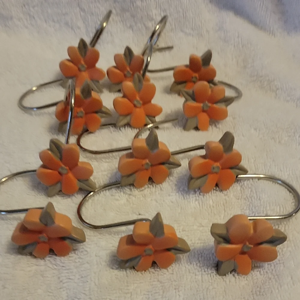 Stephanie Ryan Flower Shower Curtain Hooks